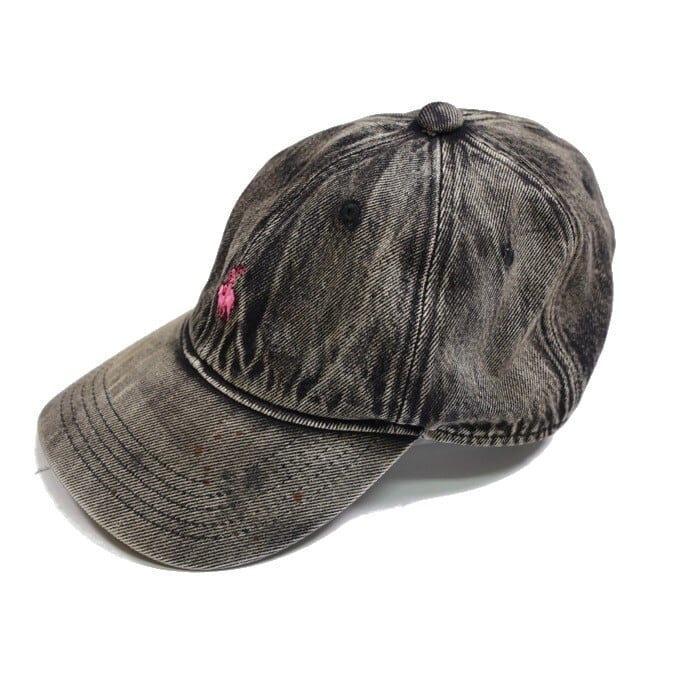 Sugar&Co.(シュガーアンドカンパニー)〜WASHABLE BUFFALO CAP Vintage Wash Black〜
