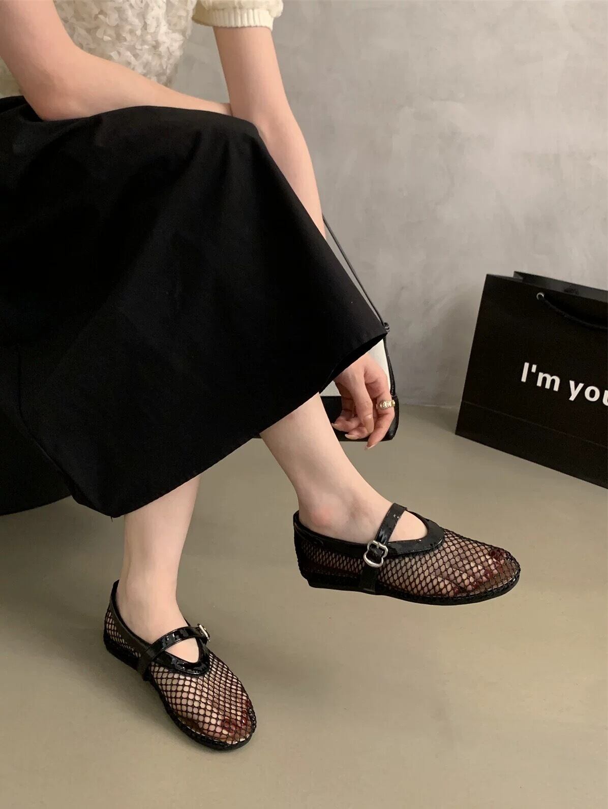 ◆予約◆メッシュフラットシューズ(ご注文から1-2週間程でお届け)