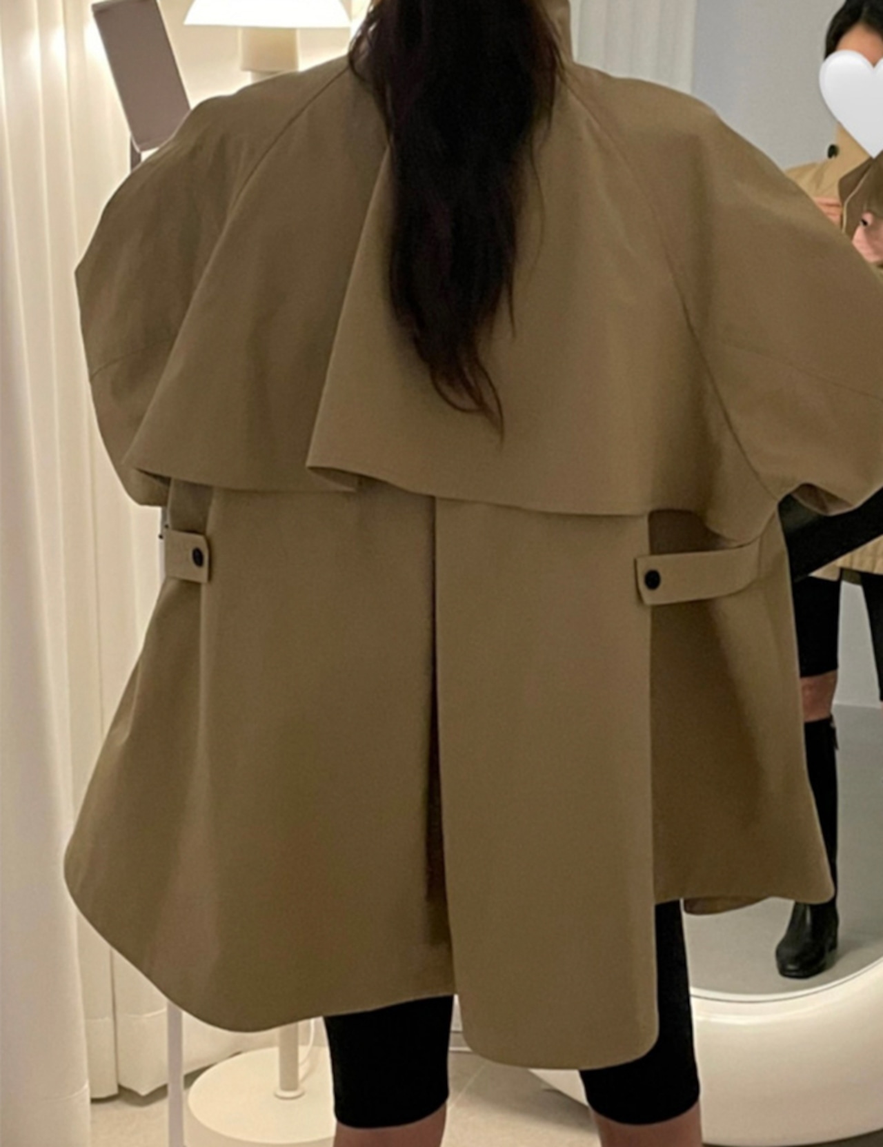 【新作5%OFF・3日間】Merci Half Trench-Coat_2colors