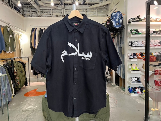 Supreme × UNDERCOVER SS FLANNEL SHIRT BLACK MEDIUM 97810