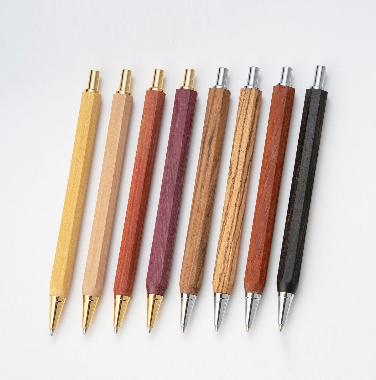 八角シャープペン オバンコル 希少樹木 ノック式 0.5mm TOW210