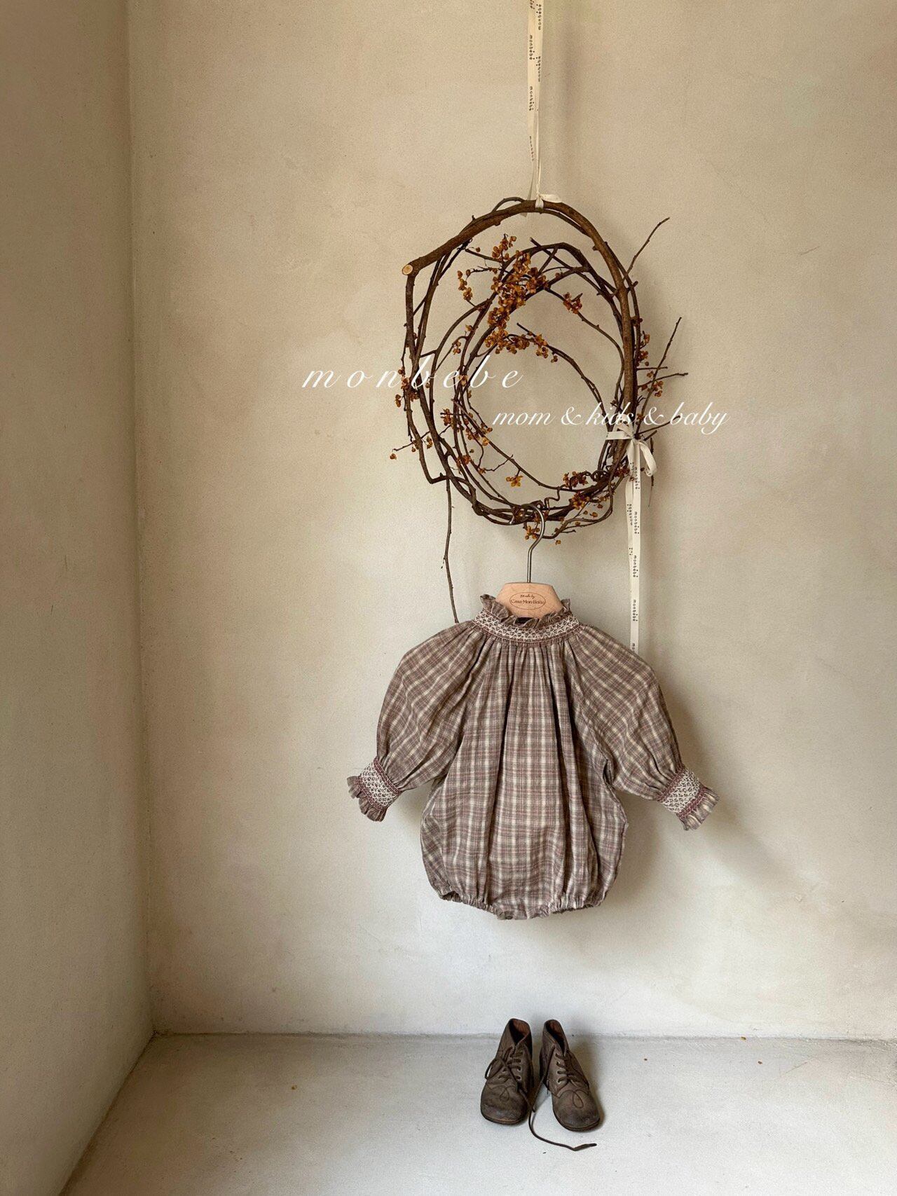 【即納】monbebe / マドレーヌチェックスーツ