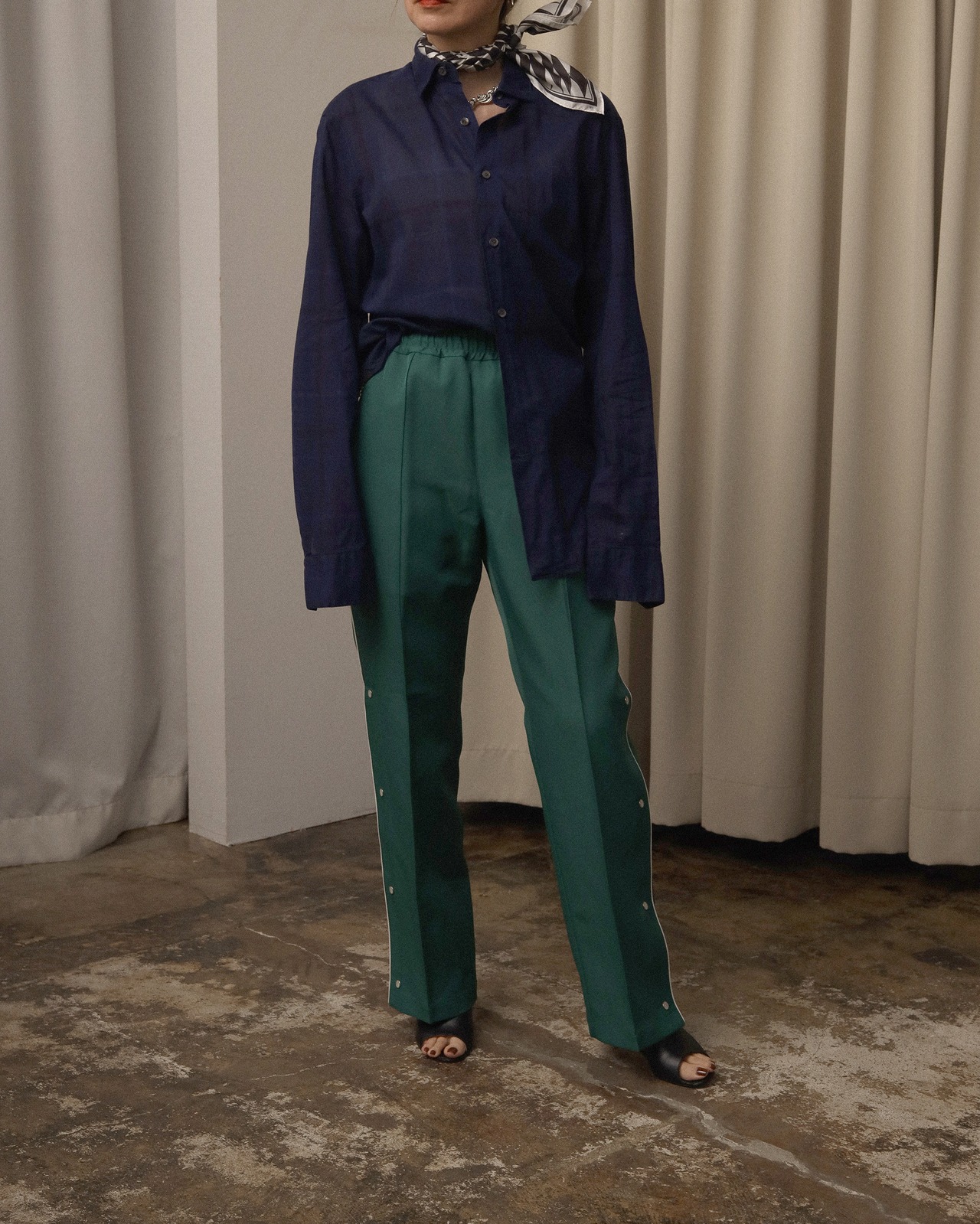 Lanvin / Sheer Plaid Shirt