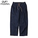 gym master ジムマスター 10oz ストレッチデニム&ツイル ツータックテーパードパンツ メンズ イージーパンツ ゆったり ウエストゴム&紐 G833722 ワンウォッシュ
