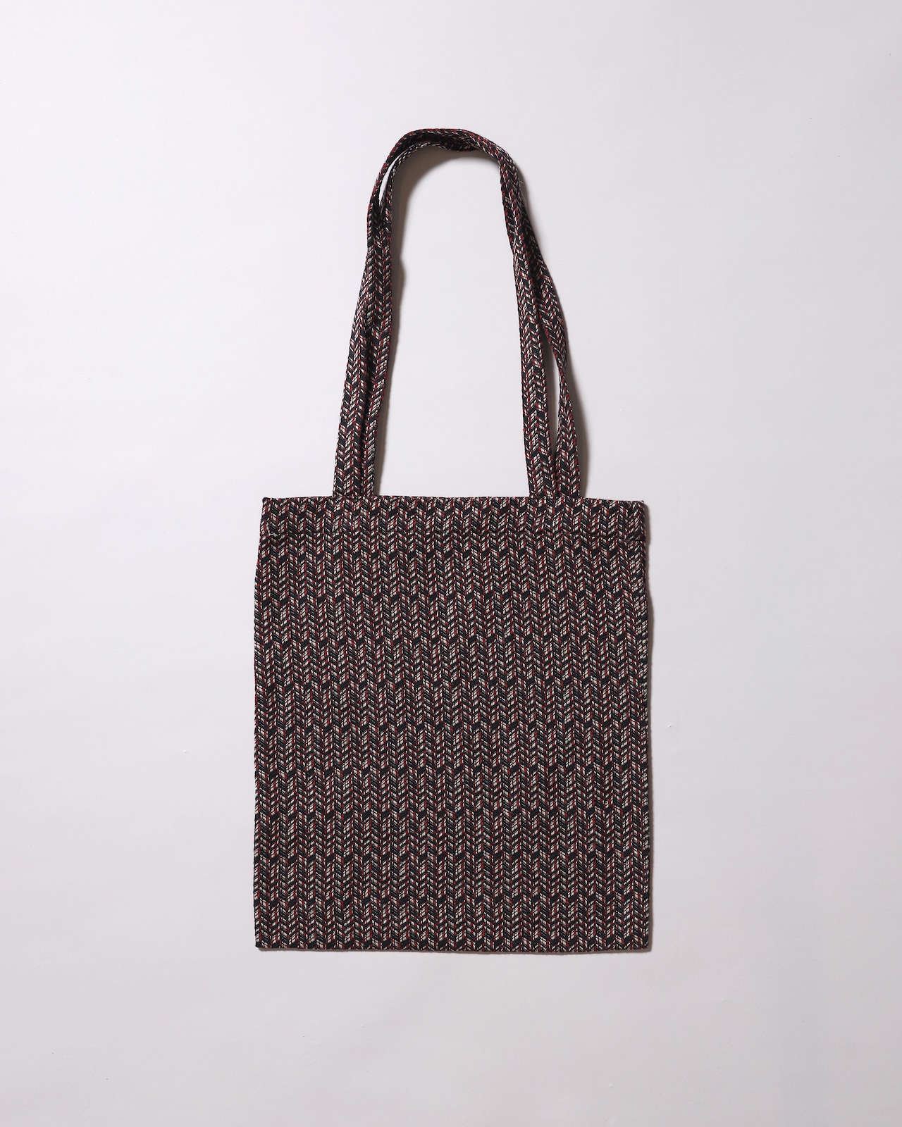 WV Original / nobody’s perfetc Tote Bag - Red Herringbone