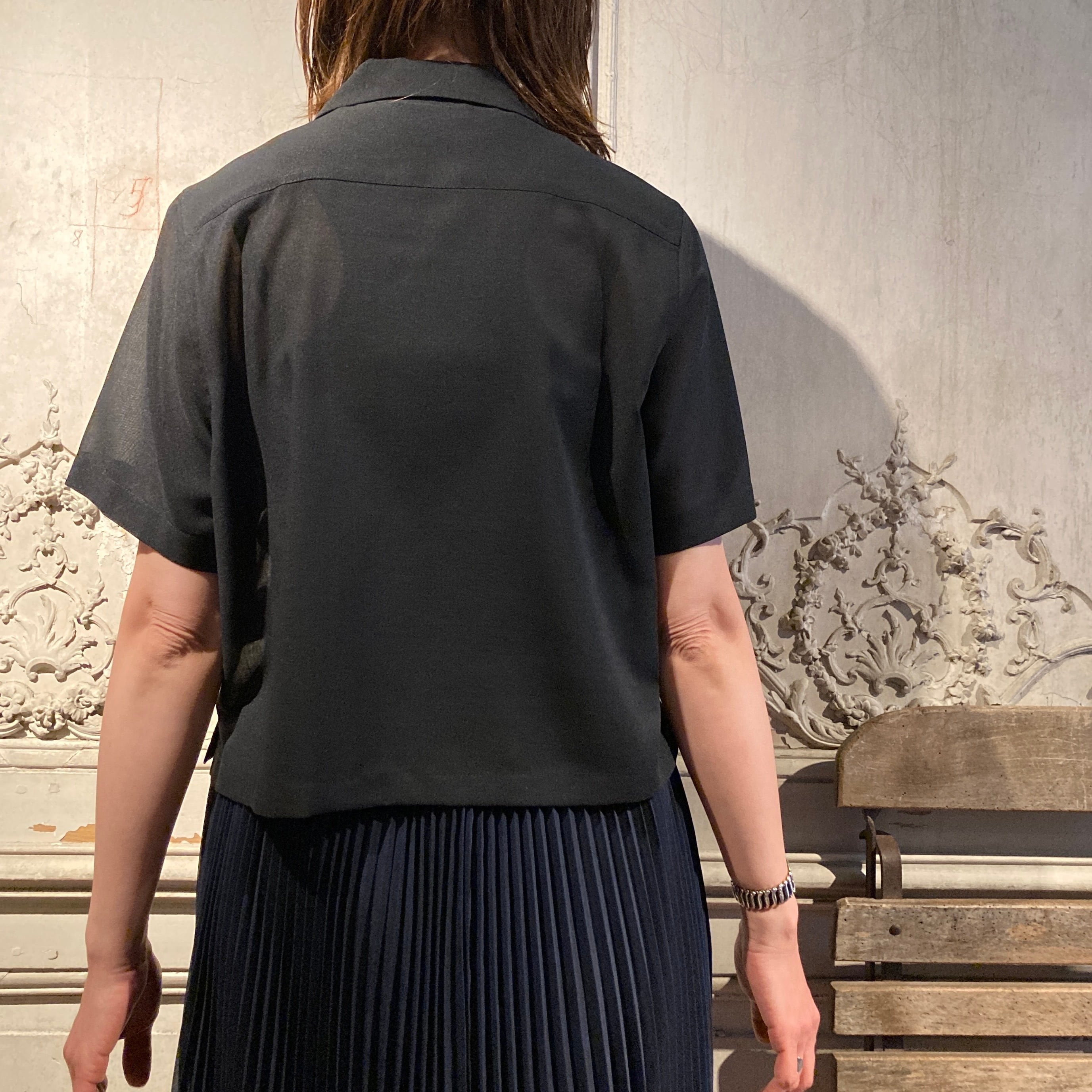 HYKE【ハイク】 T/W VOILE CROPPED SHIRT (15256) | glamour online