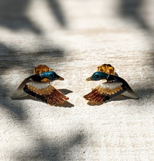 【goodafternine】　Duck earrings