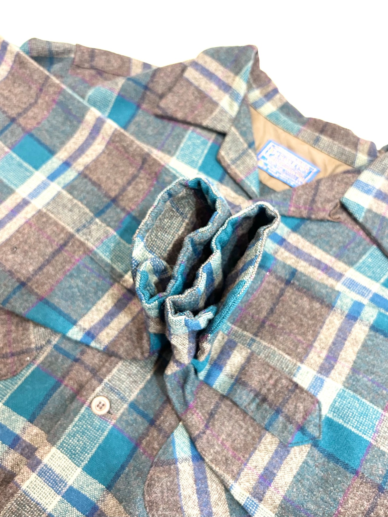 70s PENDLETON WOOL SHIRT MADE IN USA Size L