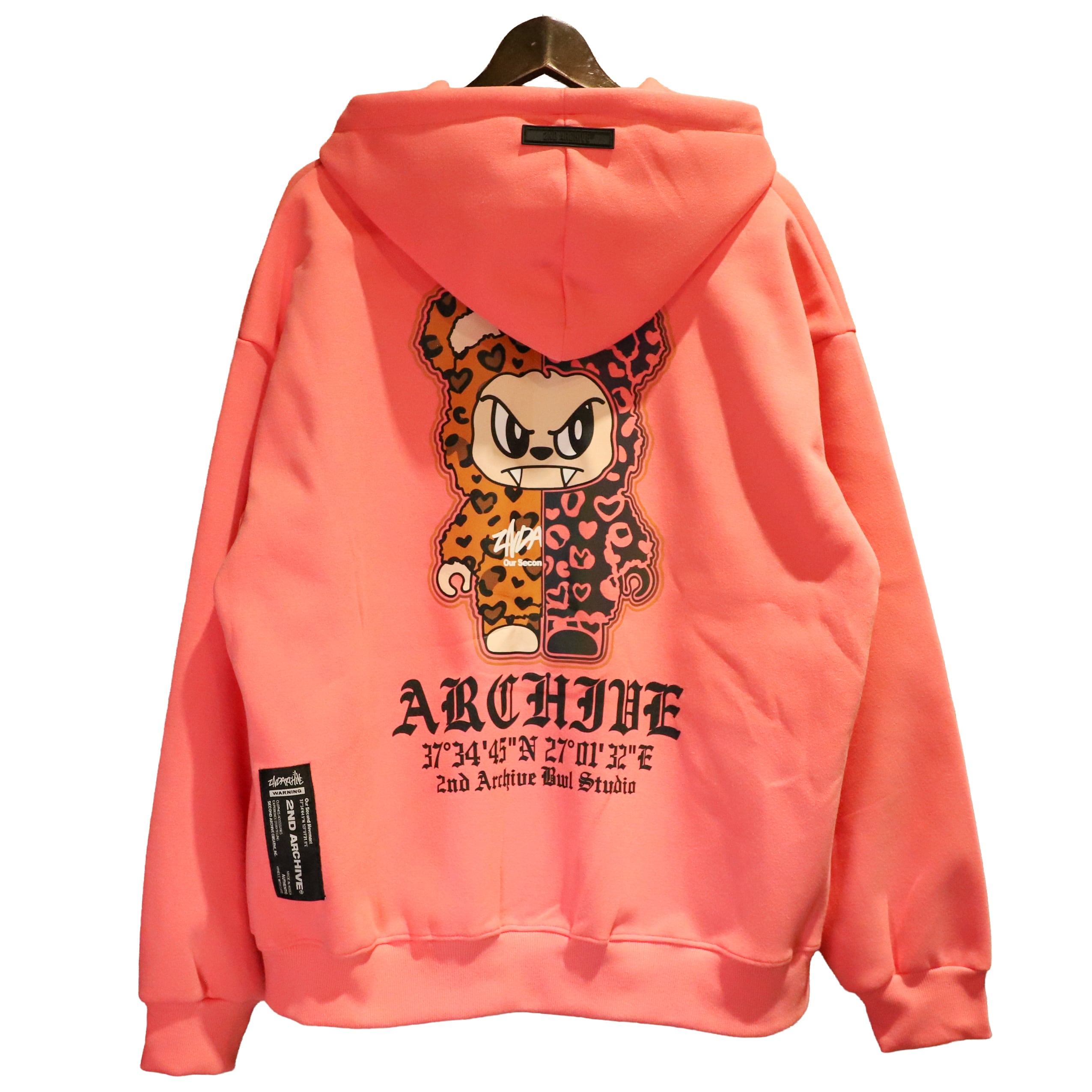 2ND ARCHIVE コラボ ジップパーカー Monster HALF and HALF JLASSIC