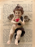 フランス 輸入雑貨 ハートと天使のオーナメント Ange クリスマスオーナメント インテリア小物 撮影小物 Noel ウォールデコレーション