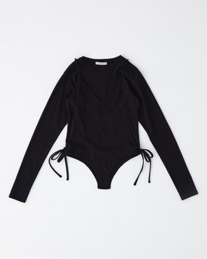 Cami Layered Tops(BLACK)