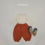 【取寄】SOYBEAN ジャムストライプ上下セット|秋服|韓国子供服| 26/AT