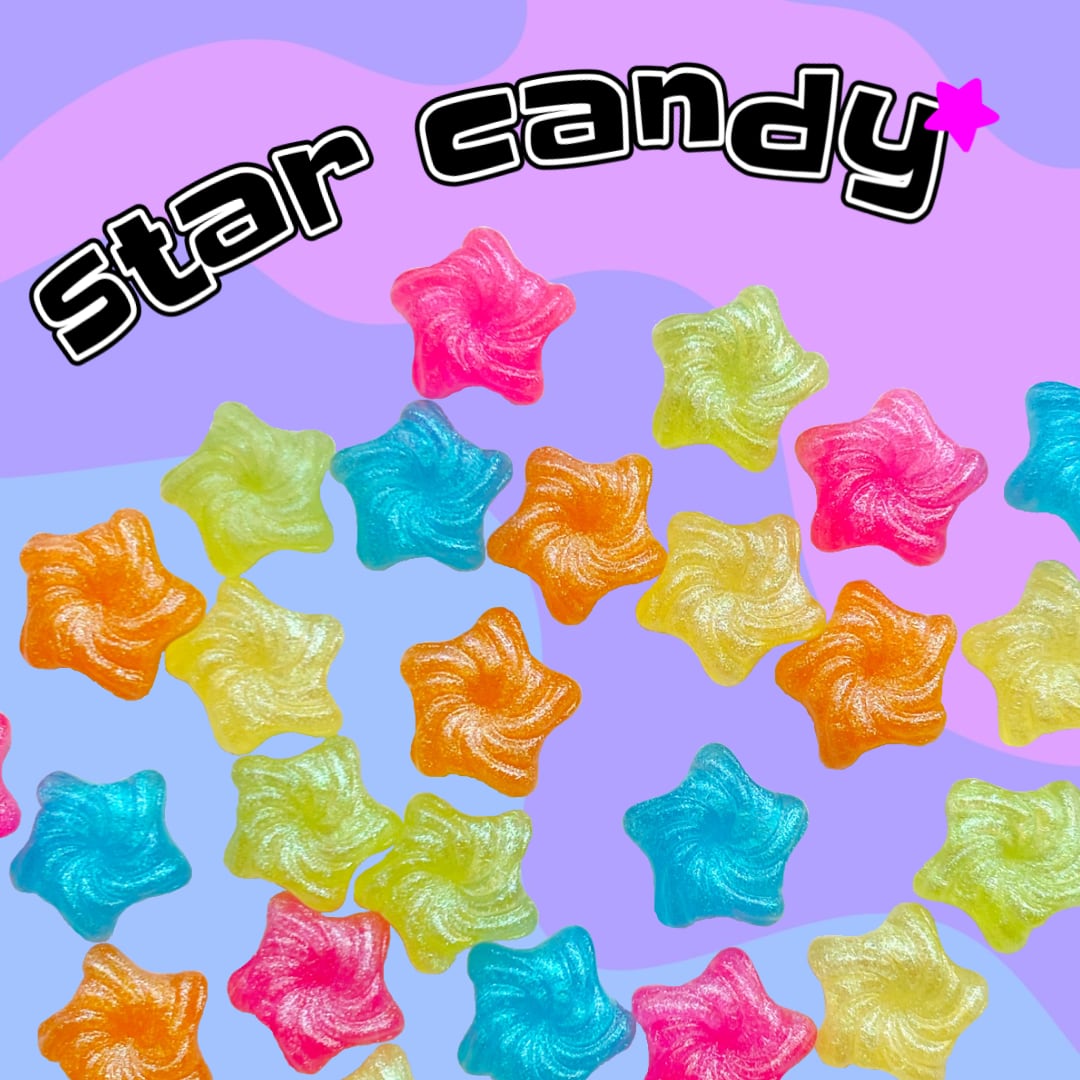 星型 パール キャンディ 10個