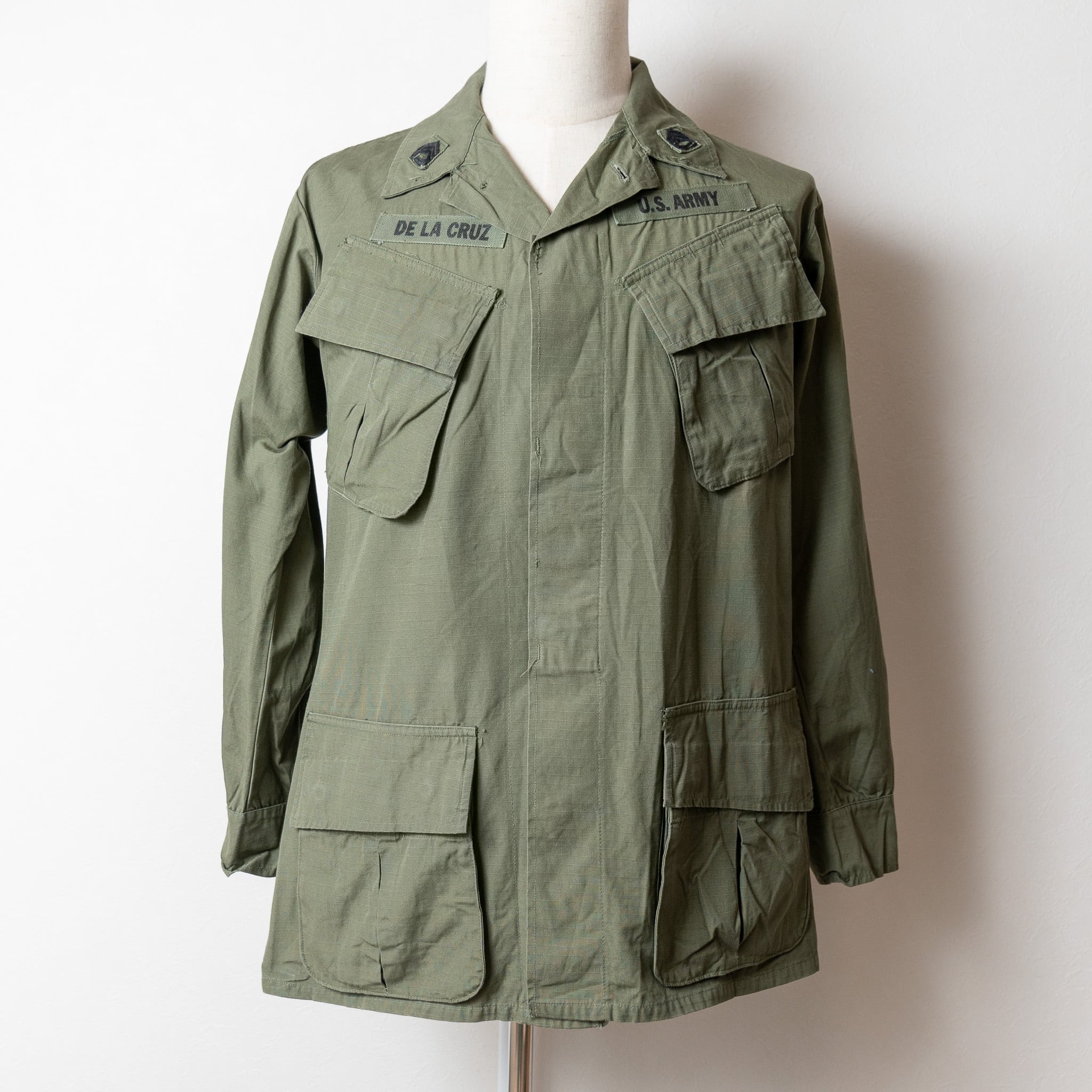 S-R】U.S.Army 60's Jungle Fatigue Jacket 4th OG-107 