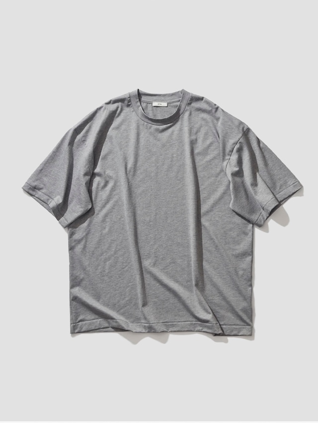 ATON SUVIN 60/2 OVERSIZED T-SHIRT TOPGRAY KKAGLW0015
