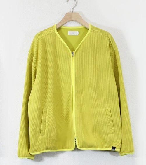Knit Cut & Sewn Zip Blouson　Yellow