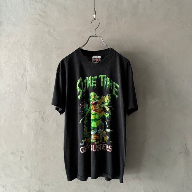 -THE REAL GHOSTBUSTERS- 80's SLIMER T-shirt