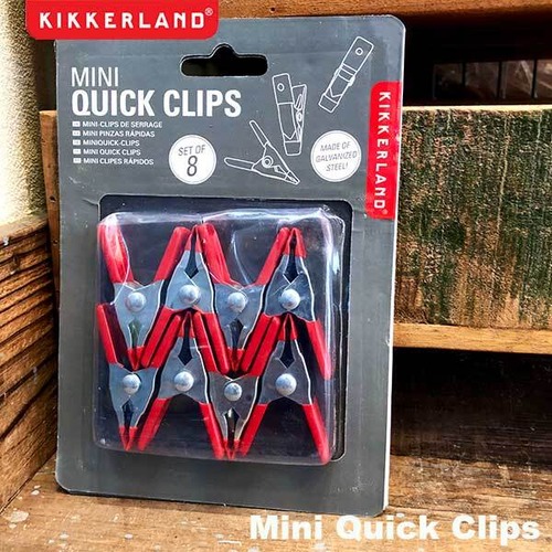 Mini Quick Clips ミニクイッククリップ 洗濯ばさみ ハンドクランプ KIKKERLAND DETAIL