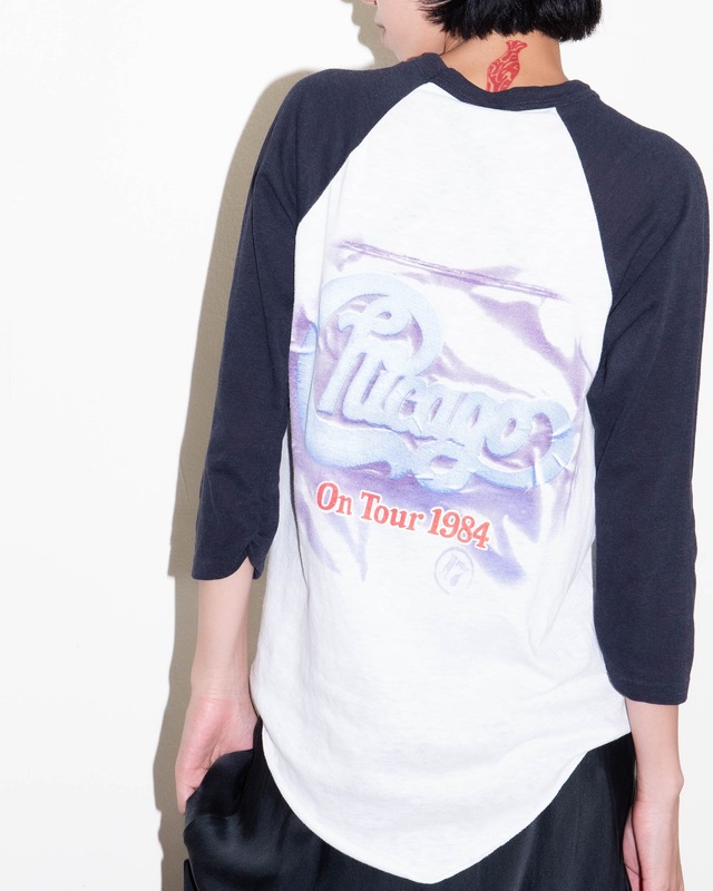 "Chicago" tour raglan tee 1984