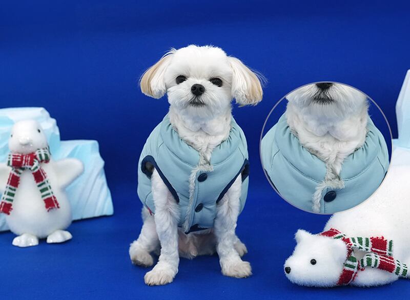 northpole padding S ~ 2XL 2color  /  犬服 アウター 冬 ハーネス ダウン ベスト 暖かい ドッグウェア 小型犬 中型犬 大型犬 アウター フリース 寒さ対策 お出かけ 犬の服 ハーネス一体型 防寒 暖かい outer40