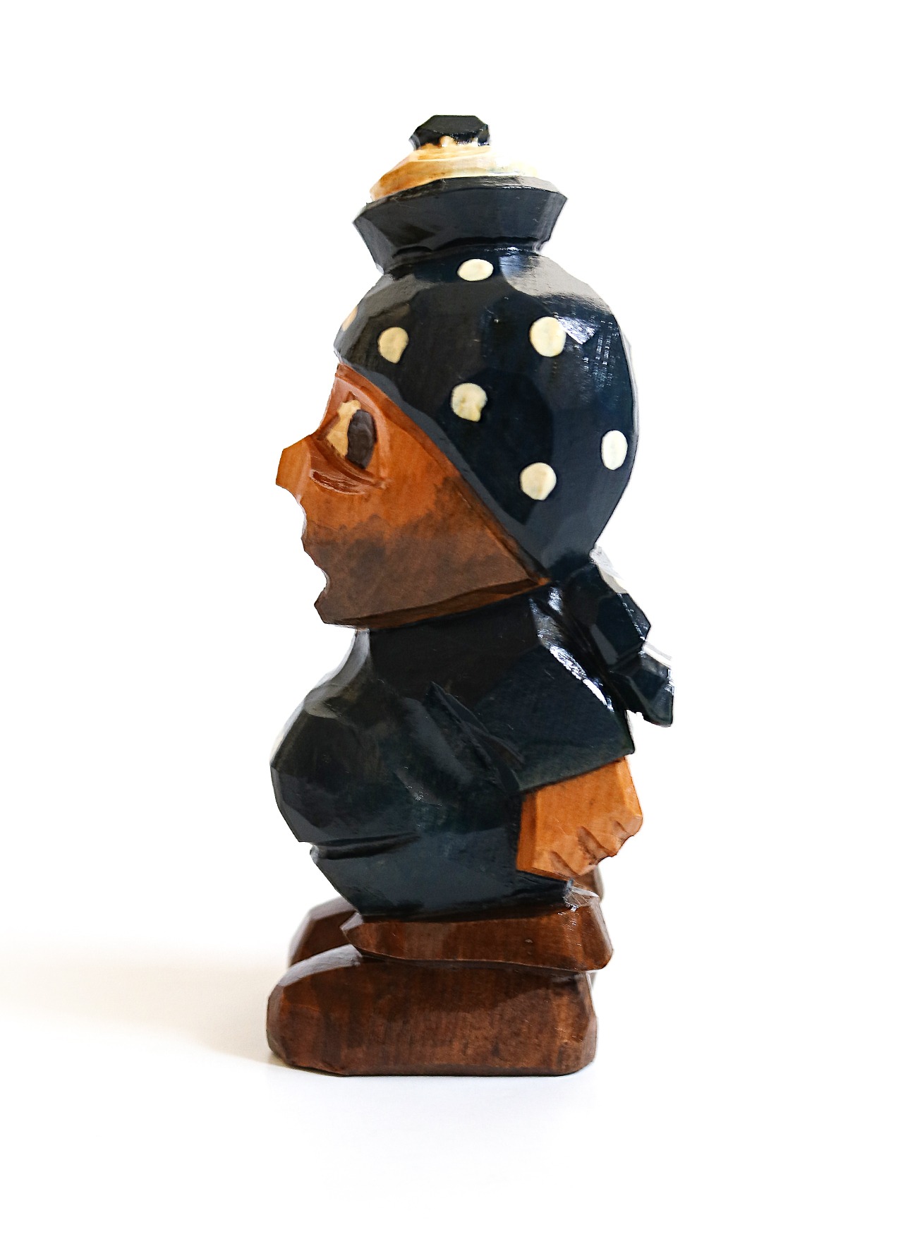 1950s Carved Wood  Figure