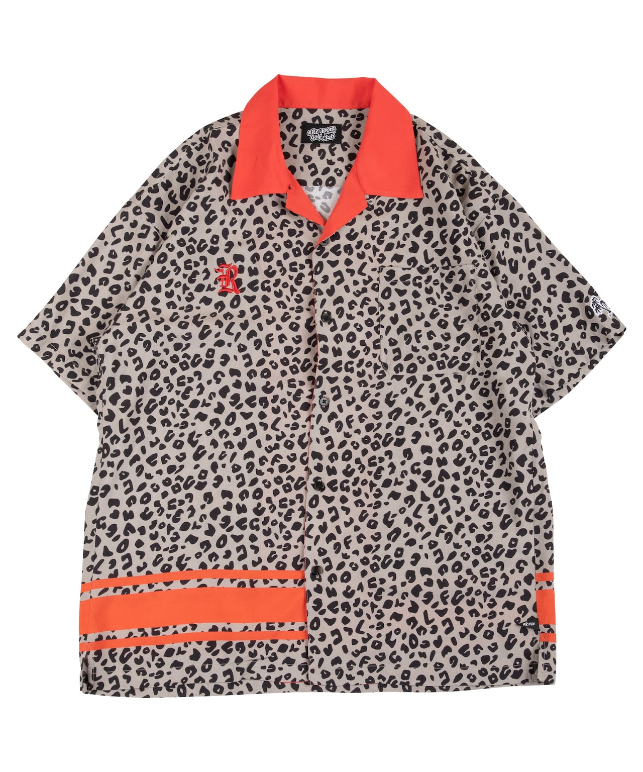 【RCGC】LEOPARD SWITCHING OPEN COLLAR SHIRTS［RGS002］