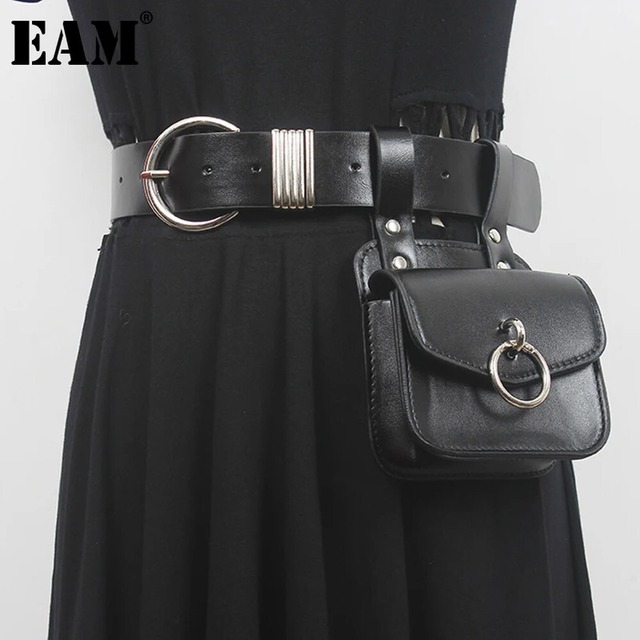 Poach Leather Slim Belt【E0317】