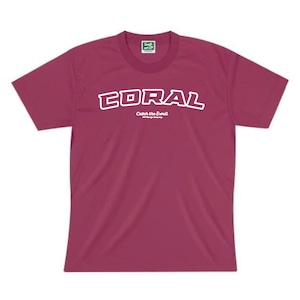 CORAL ドライTシャツ2021：ストロベリー