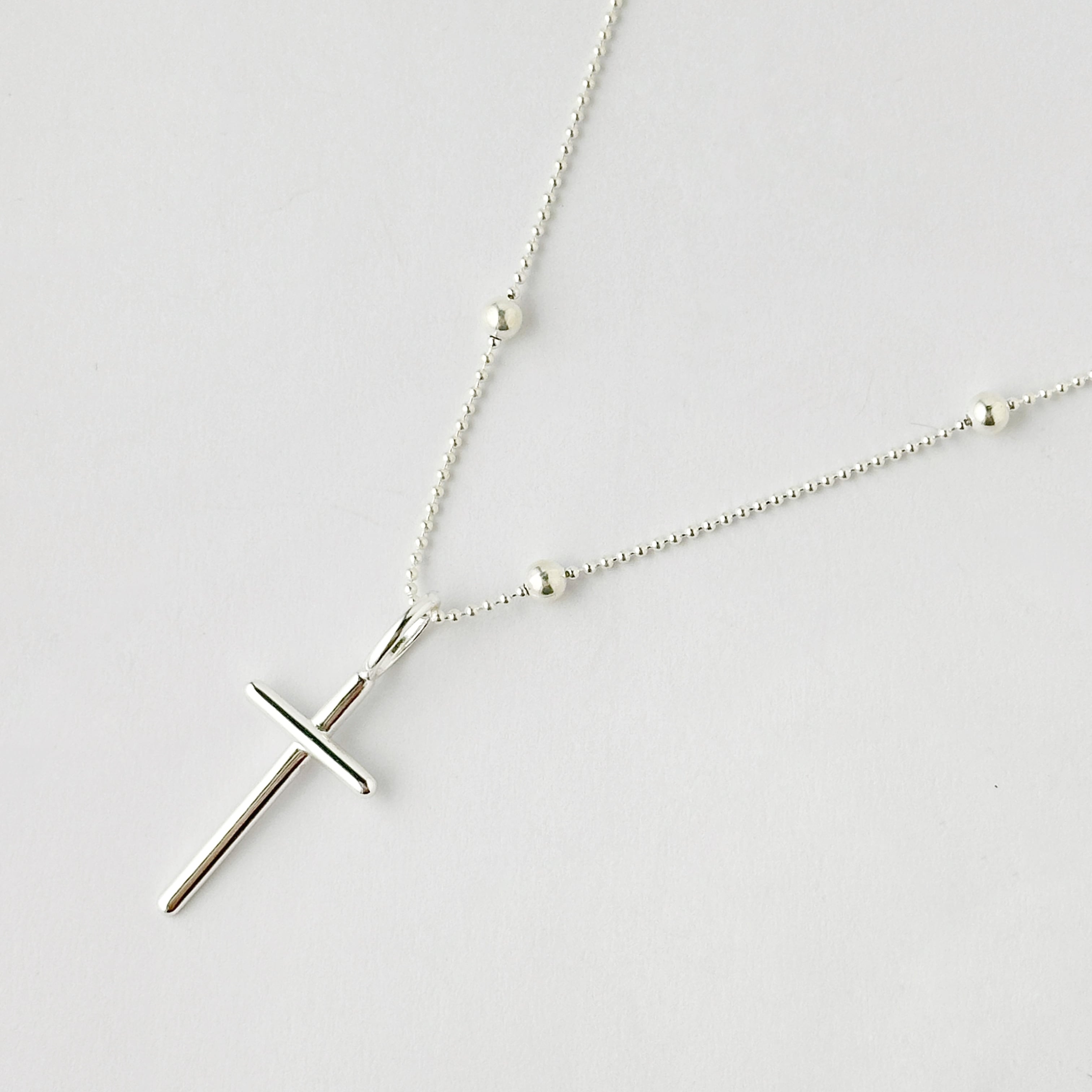シンプル クロス ネックレス
