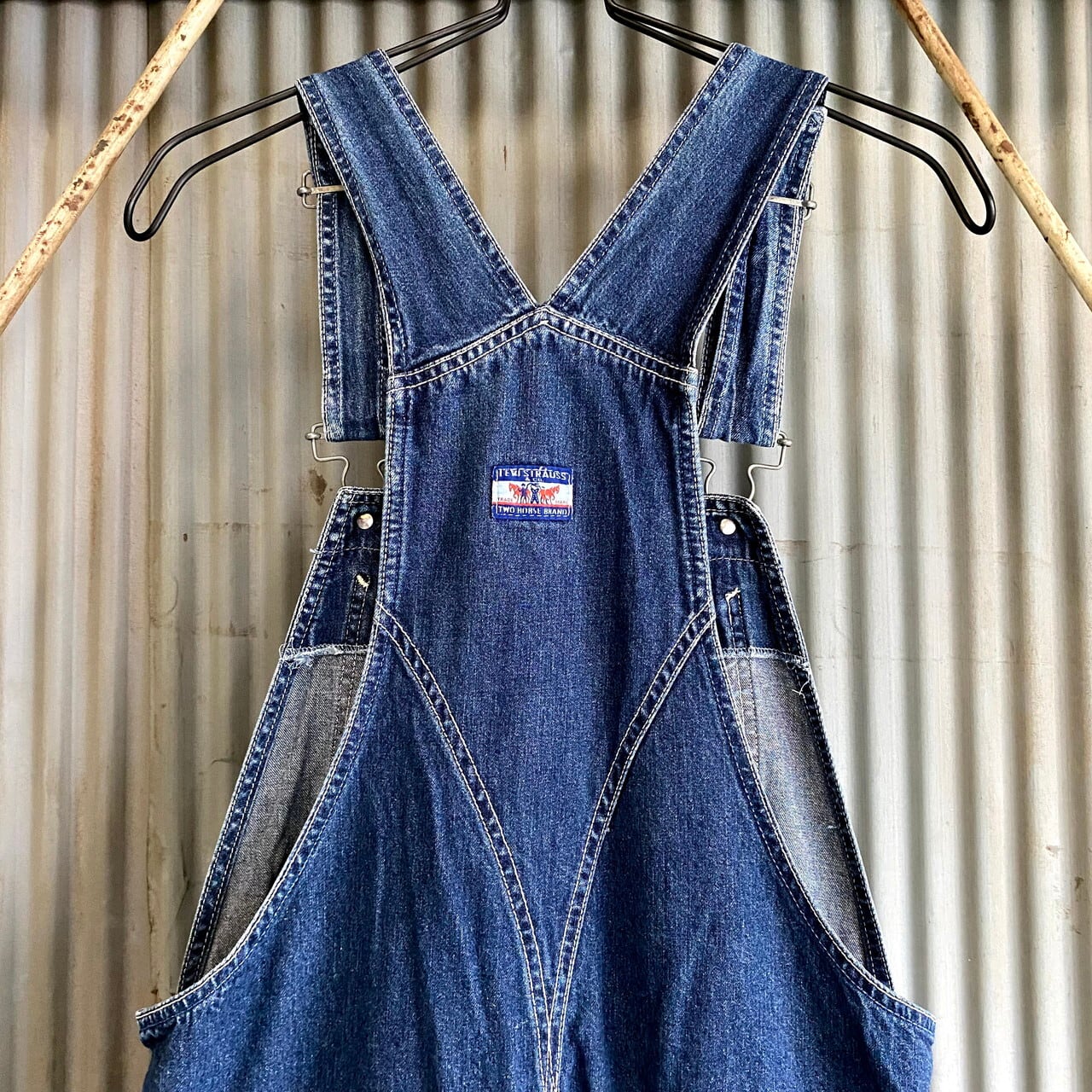 90年代 ビンテージ オレンジタブ チュニジア製 Levi's ユーロリーバイス 24959 デニム オーバーオール メンズW36 古着 90s  ヴィンテージ 【オーバーオール】 | cave 古着屋【公式】古着通販サイト