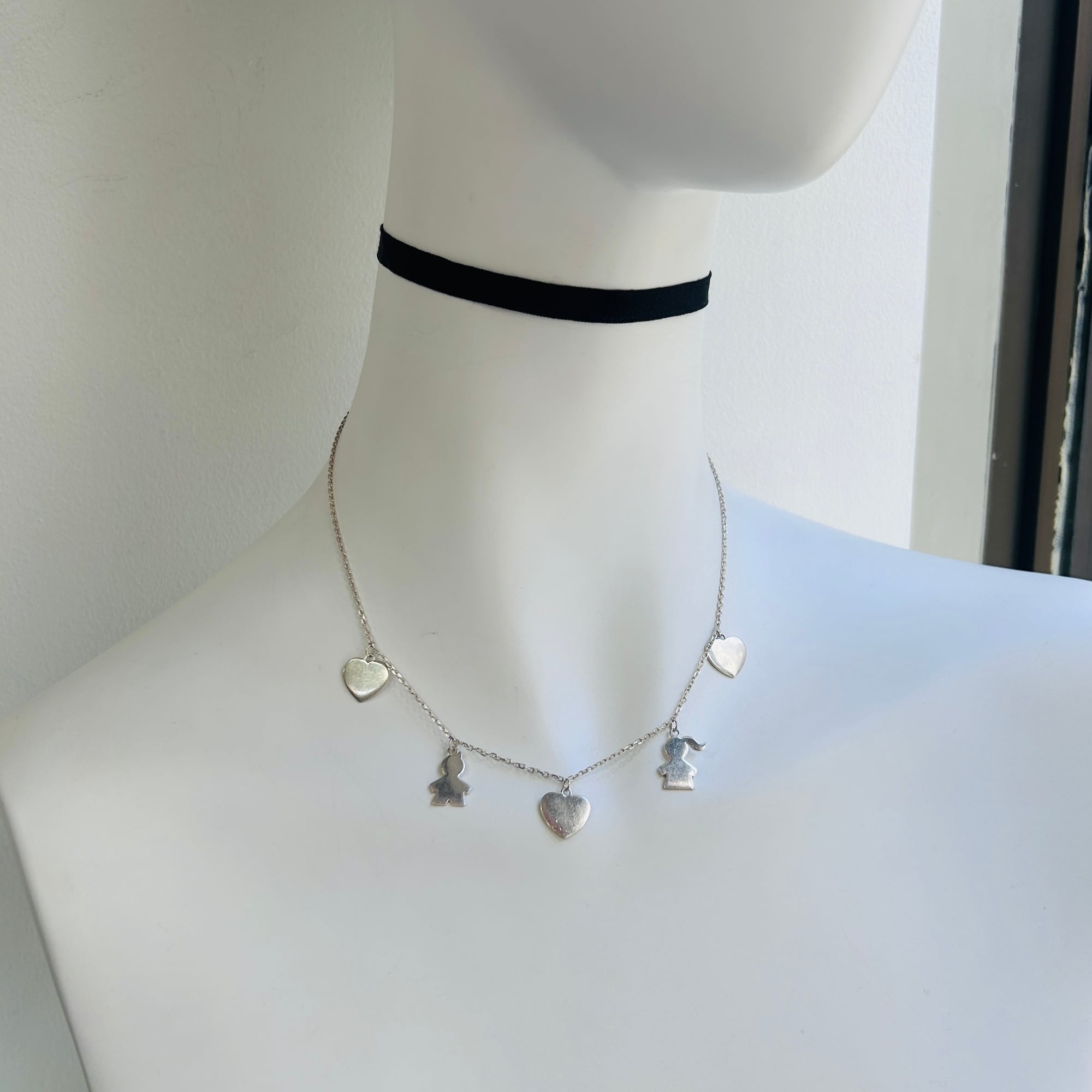 フランスシルバー925 チャームネックレス（41cm / 44cm） | Milo