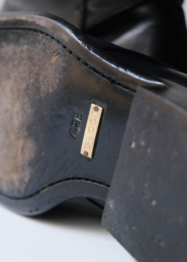 GUCCI by TOM FORD belted square toe boots