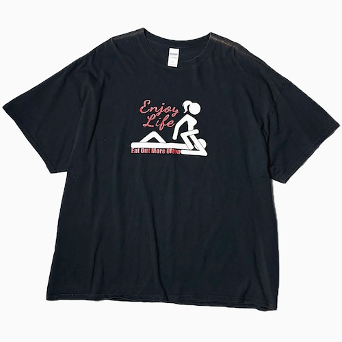 Y2K【GILDAN】"Enjoy Life" Faded T-shirt