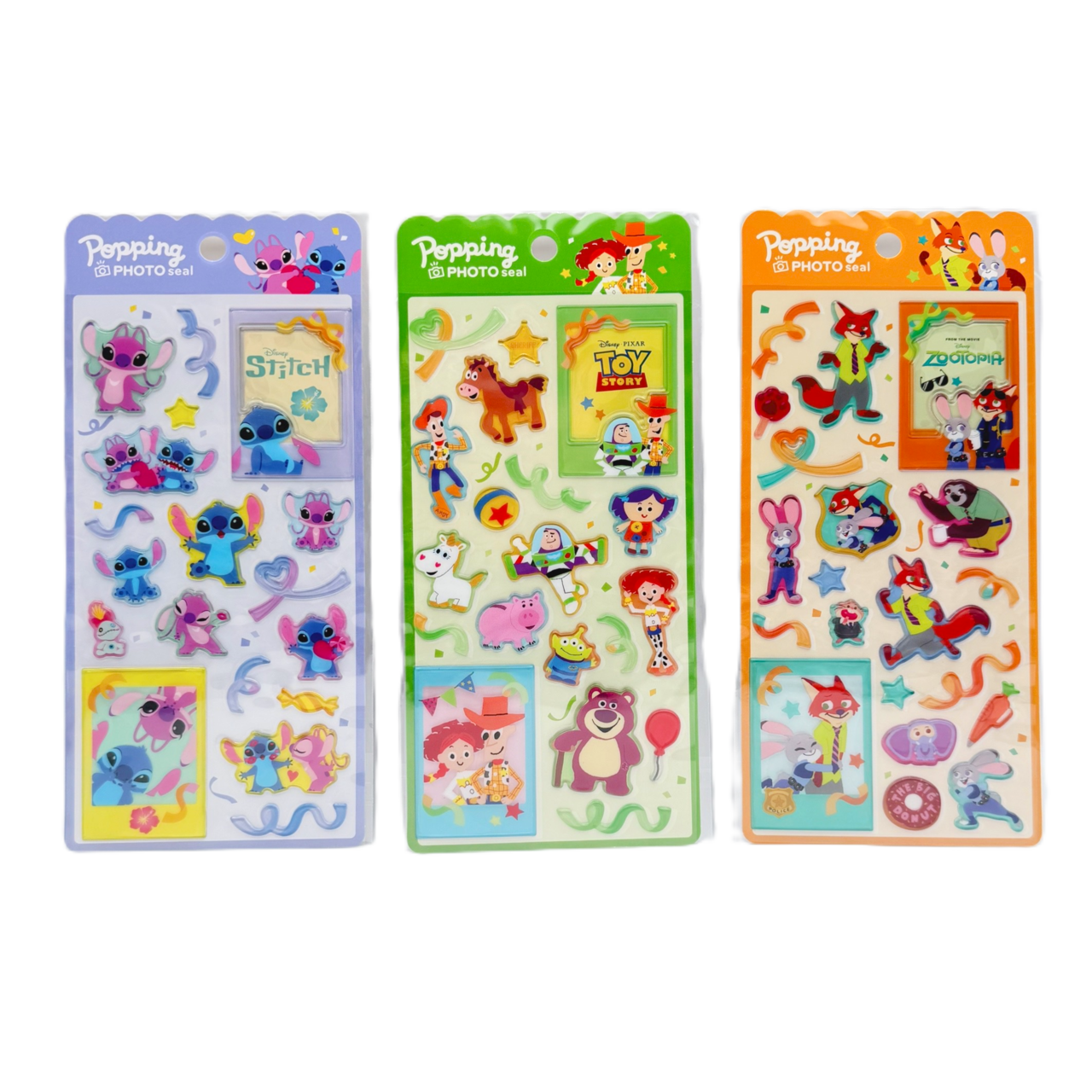 4ーDisney ポッピングフォトシール 9種類セット | Hamukko club