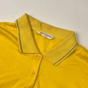 LEONARD SPORT レオナールスポーツ 刺繍デザイン 長袖 ポロシャツ L/イエロー レディース
