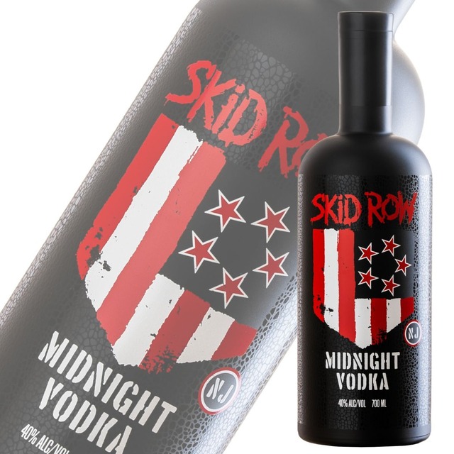 スキッド・ロウ ミッドナイト・ウォッカ 700ml 40度 SKID ROW 高級 プレミアム ウォッカ 爽快 ドライ ロック スピリッツ ギフト