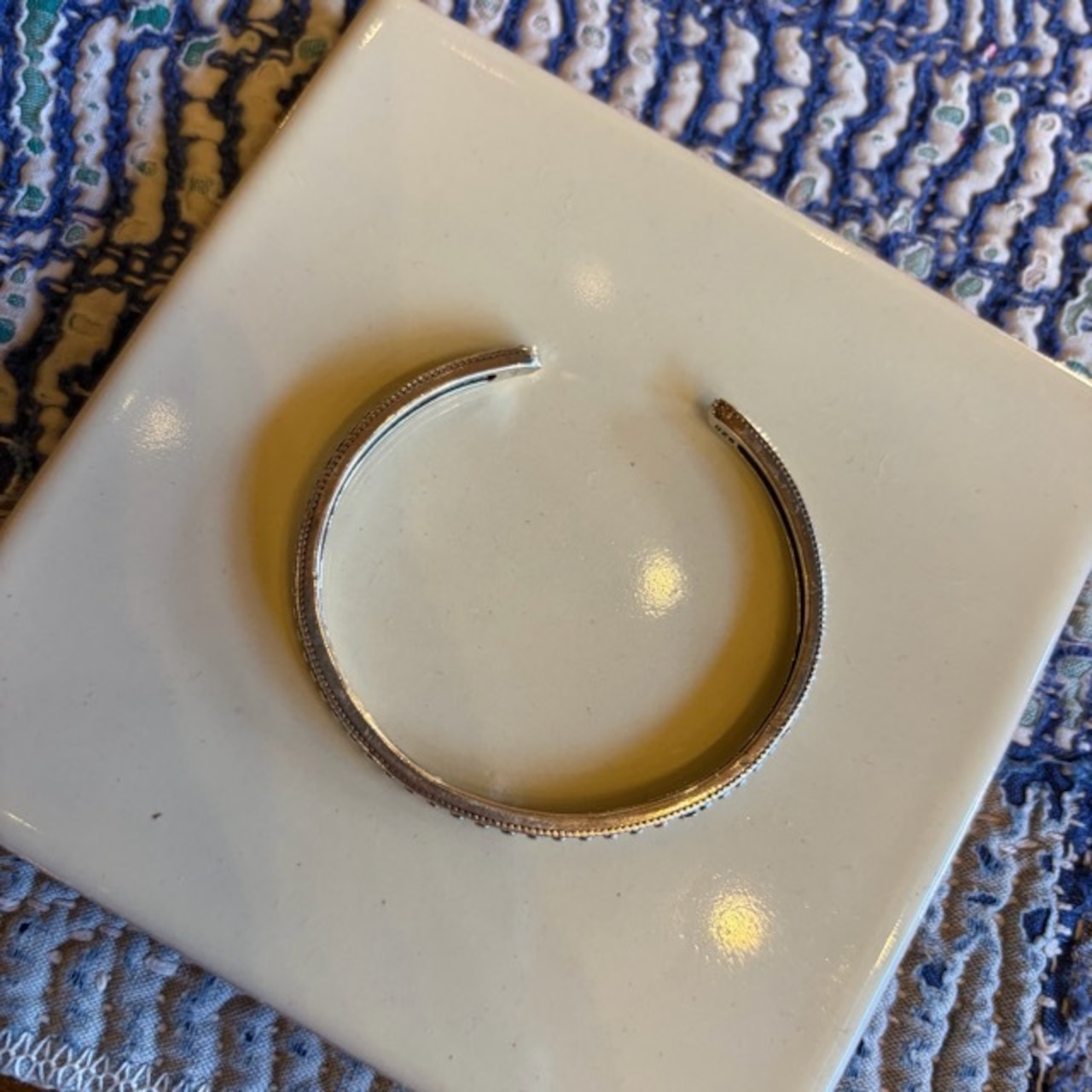 TOPANGA Jewelry Stud Line Bangle　スタッズラインバングル　ブレスレット　シルバーバングル　　バングル　　Bangle 　S925