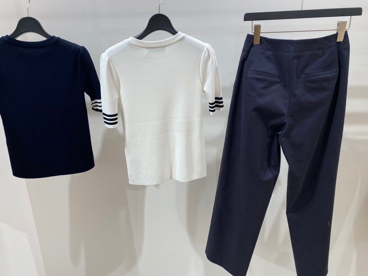 BORDERS at BALCONY レーヨンニット BORDERS at BALCONY RAYON HALF SLEEVES KNIT 3色展開 | FLICKA ASHIYA