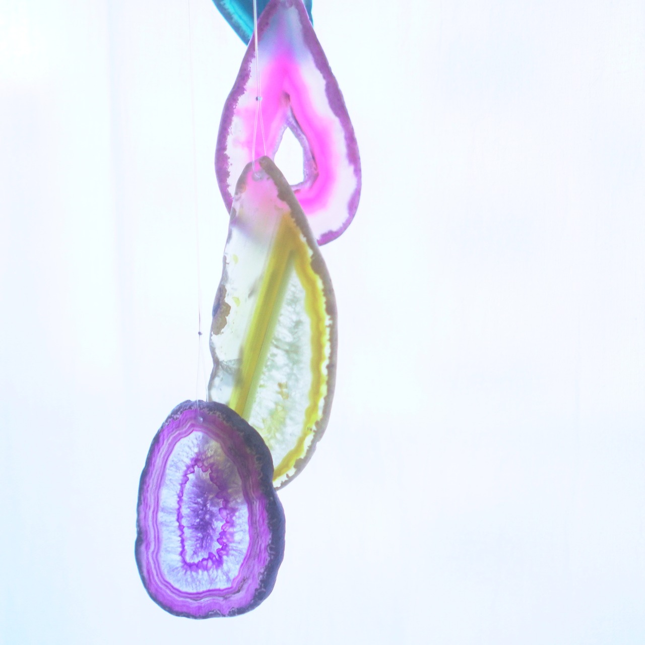 Sunset Beach 05 - アゲートヒーリングチャイム / Agate Sun Catcher Wind Chime 897