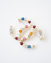 〈CHANEL〉CC mark brooch 2020SS