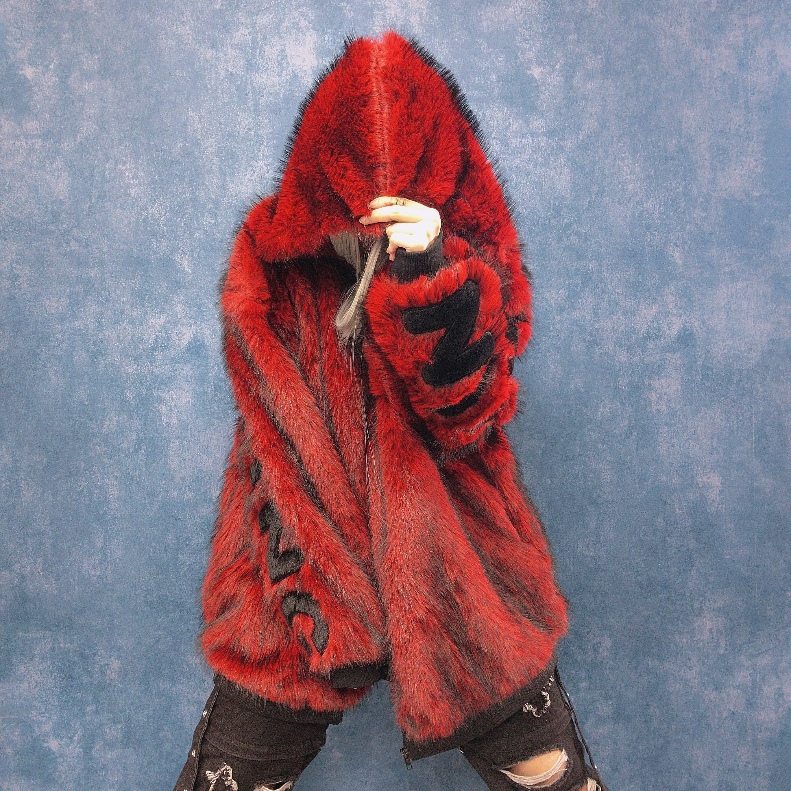 先着39点早い者勝ち半額新作セール》超ふわもこOVERSIZE BLOOD SHADOW