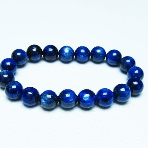 カイヤナイト ブレスレット 11mm 一点物 メール便可 [M便 1/10] 111-48087