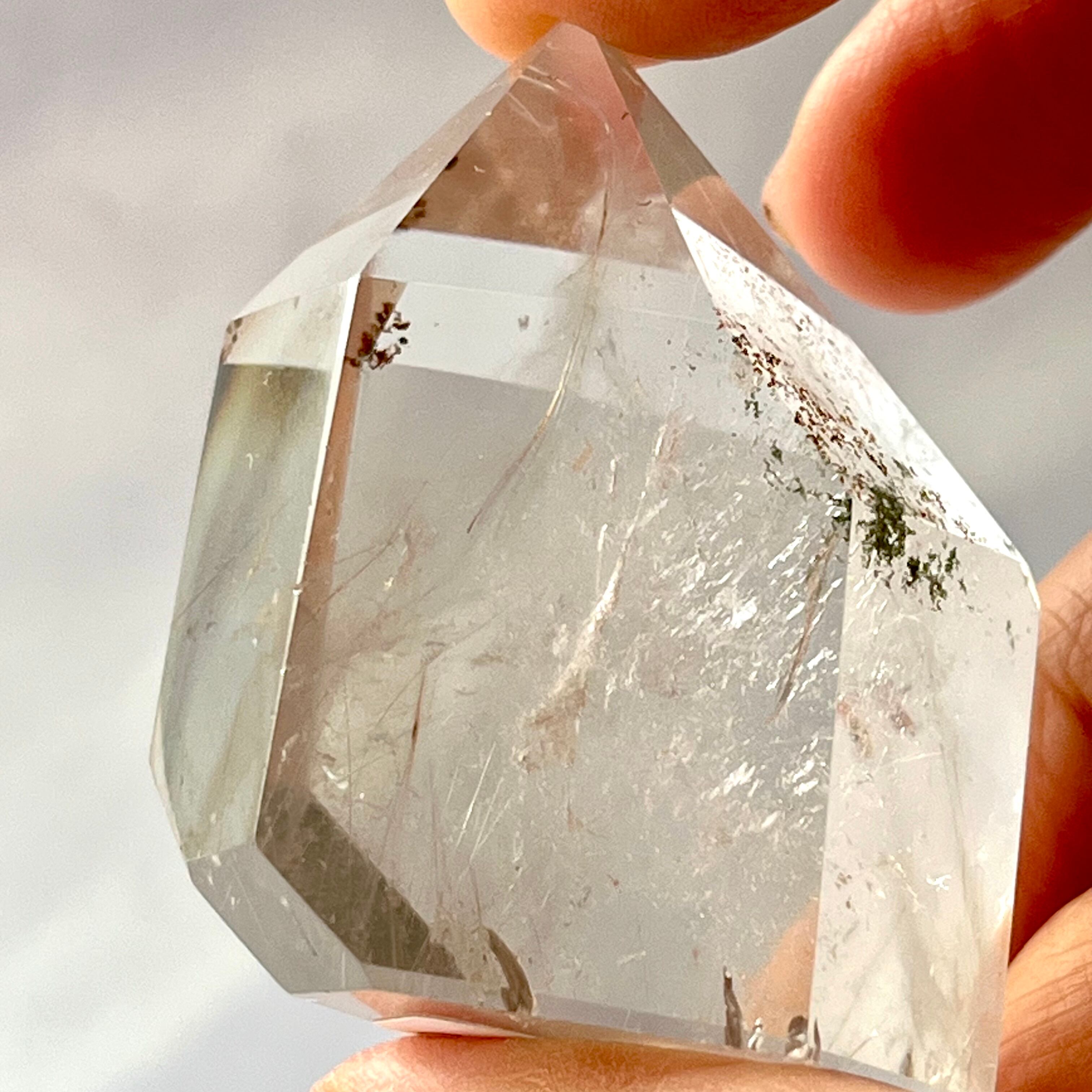 ブルーニードル＆ルチルインクォーツ｜Blue Needle & Rutile in Quartz