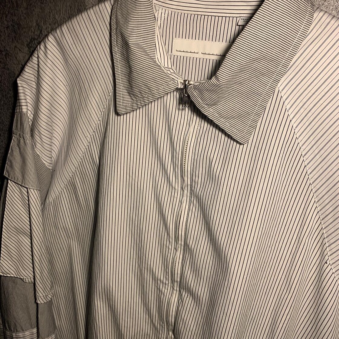 Random Identities】 patchwork crazy stripes big shirt | Pay ID
