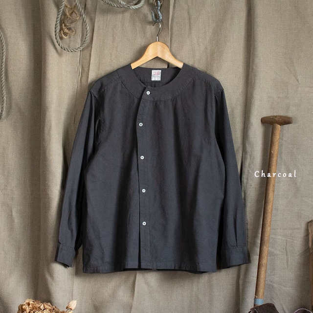 France type farmers shirt  /  チャコール