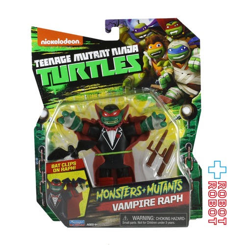 プレイメイツ タートルズ TMNT モンスターズ + ミュータンツ ヴァンパイア ラフ ラファエロ 4インチ アクションフィギュア 未開封