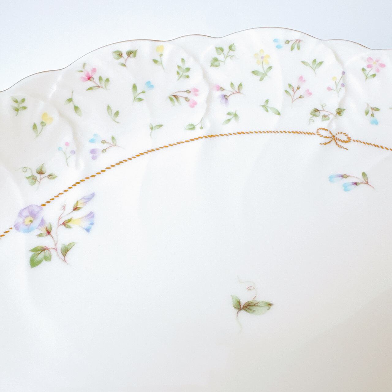 NARUMI ナルミ HELIOS 小花とリボンのケーキプレート | piéce antique