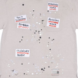 【Maison MIHARA YASUHIRO】EMBELLISHED STICKER TEE
