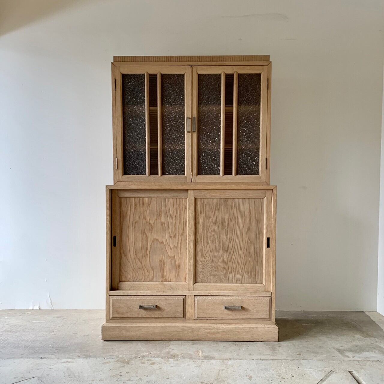 キャビネット　食器棚　水屋　古家具　0623