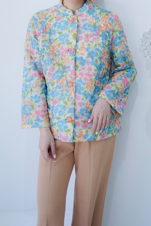 flower quilting jacket